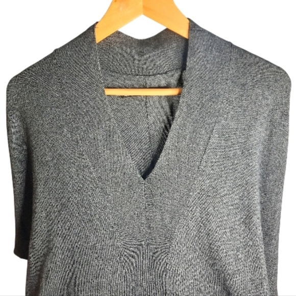 ALLSAINTS Lambswool Cashmere Sweater Dress Short Knit Mini Layering 35” Length - Picture 8 of 10